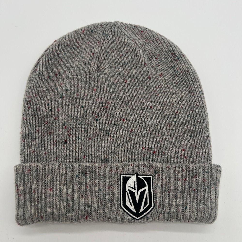 Adidas NHL Vegas Golden Knights‎ Beanie Speckled Gray Knit Hat Cap